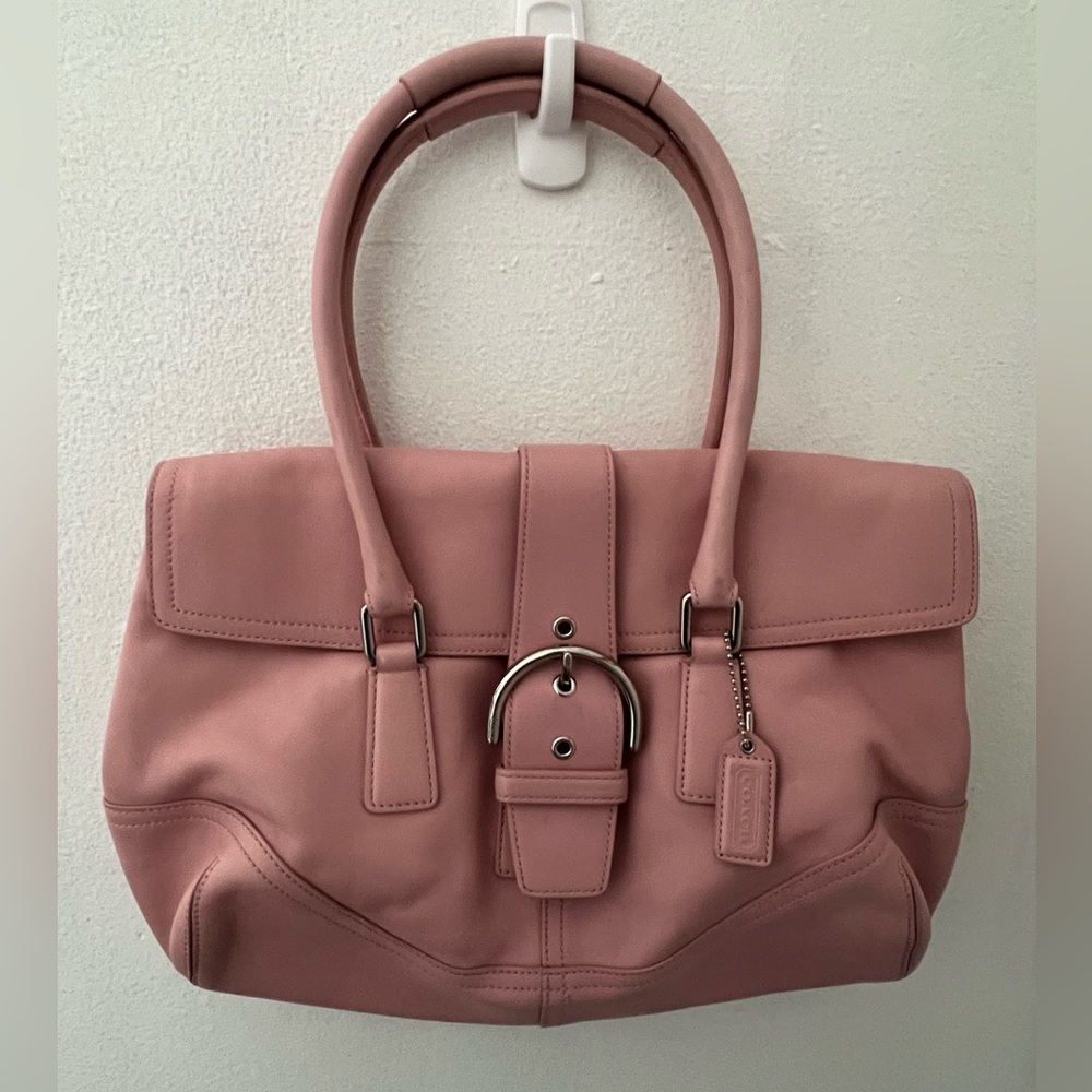Pink coach purse
